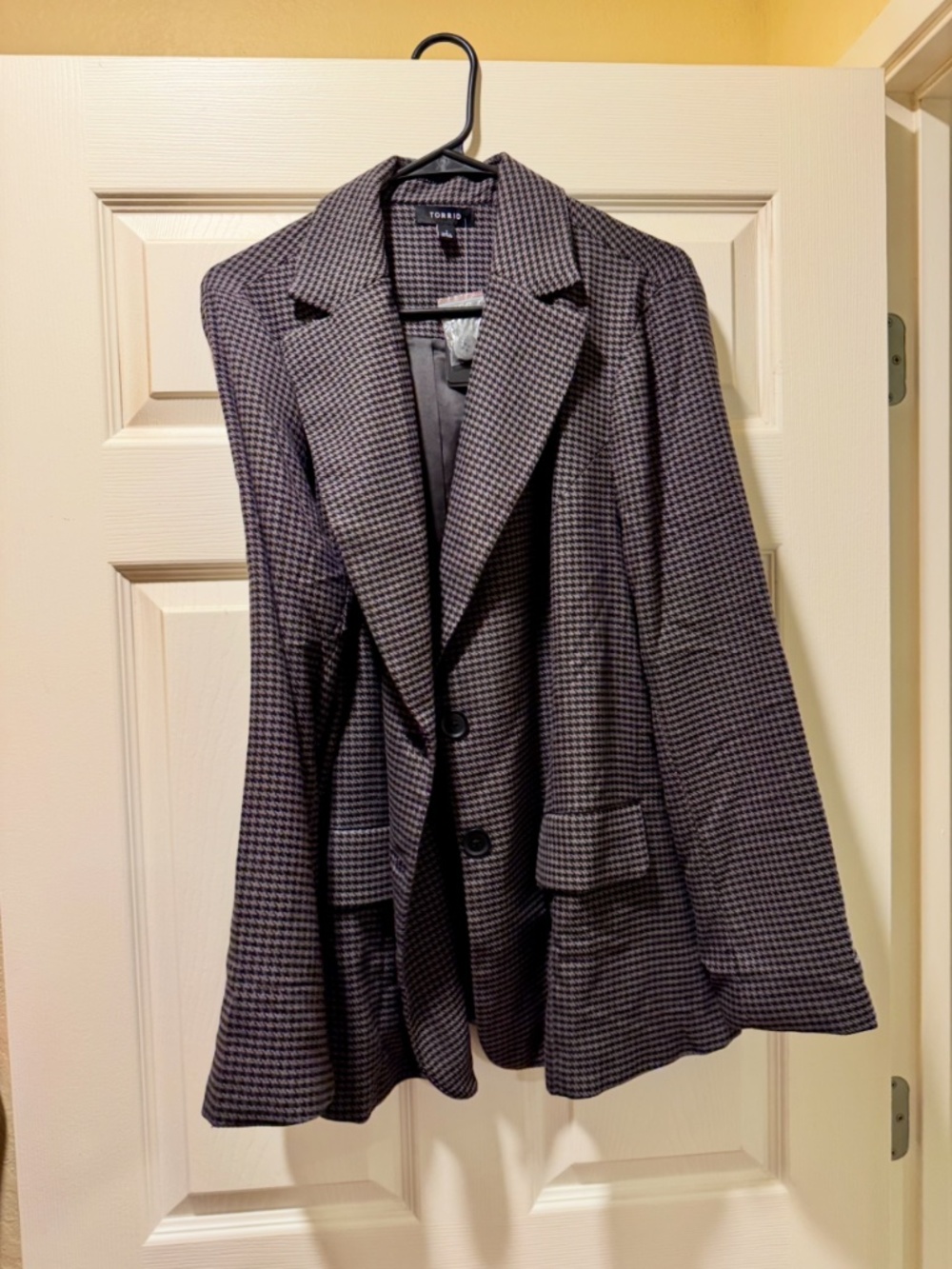 Torrid Houndstooth Tweed Blazer